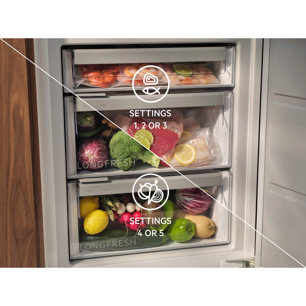 AEG - Frigo encastrable - SFE814D9ZC