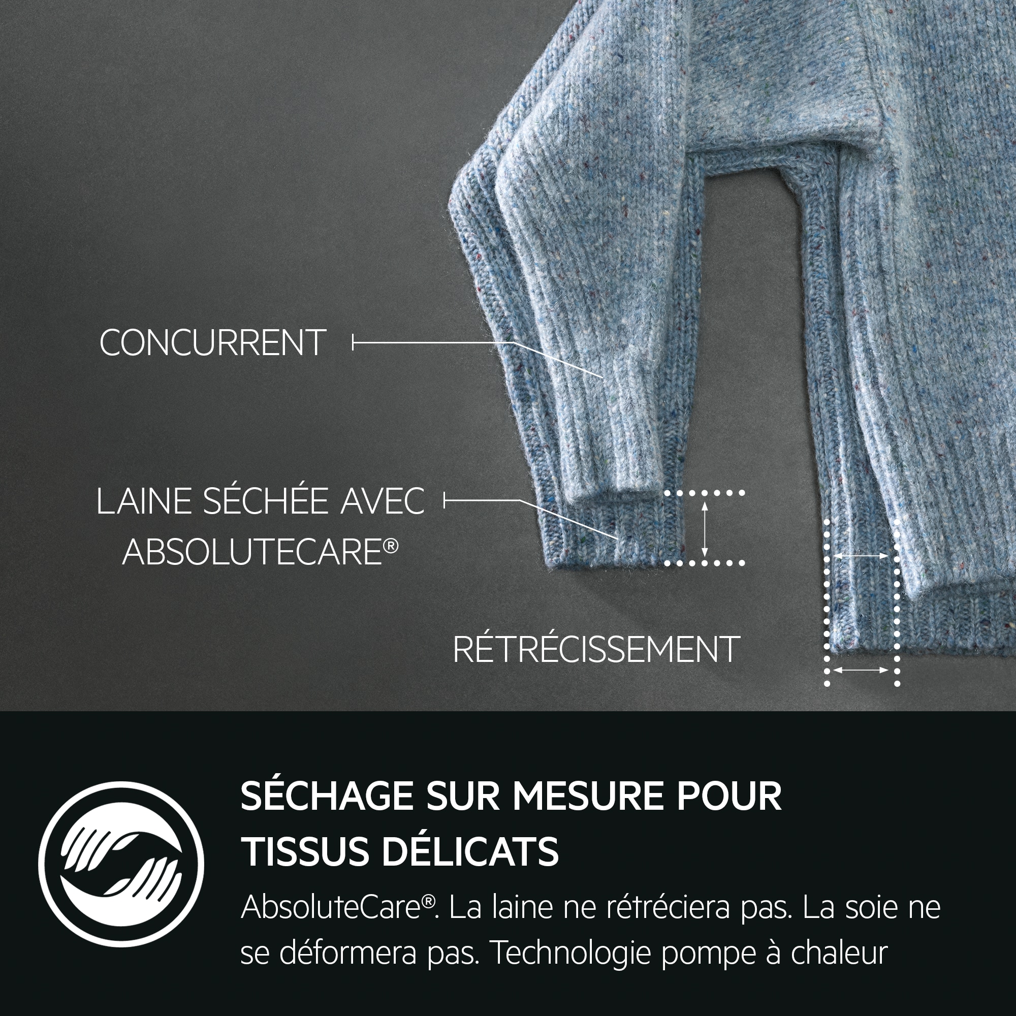 AEG - Sèche-linge pompe à chaleur - TR85CW84