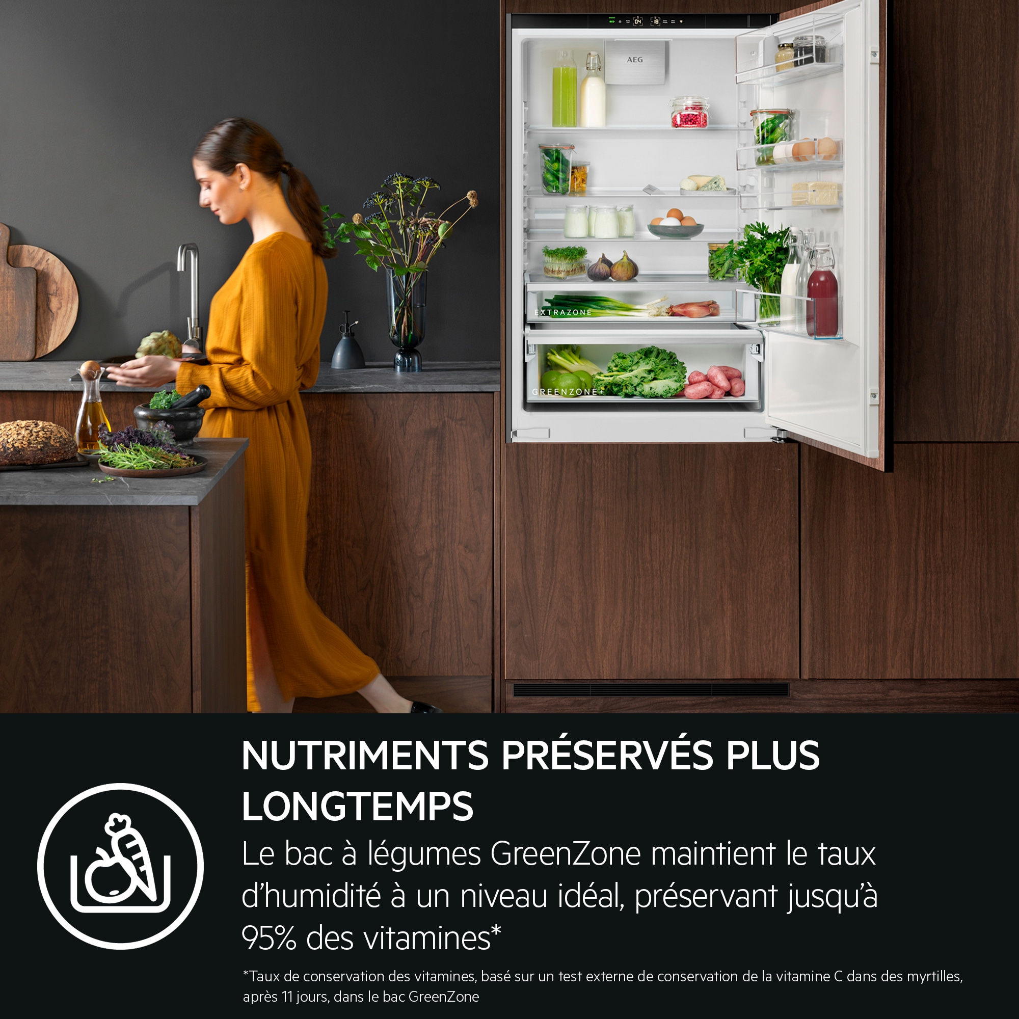 AEG - Frigo congélateur encastrable - NSC7M181EC