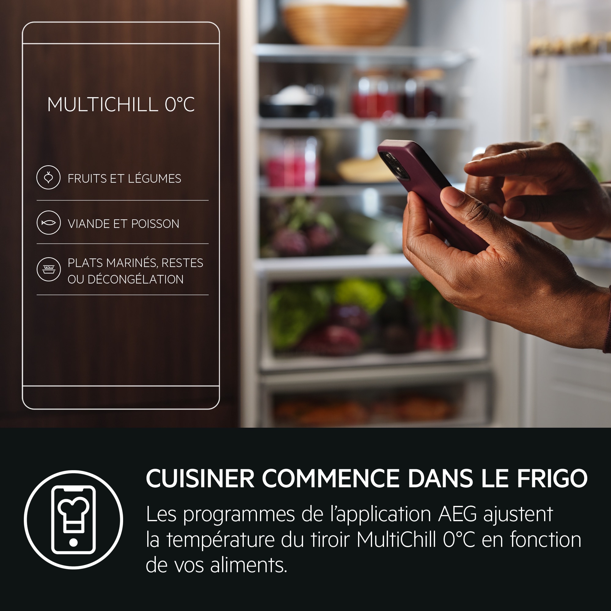 AEG - Frigo congélateur encastrable - EK9B18C