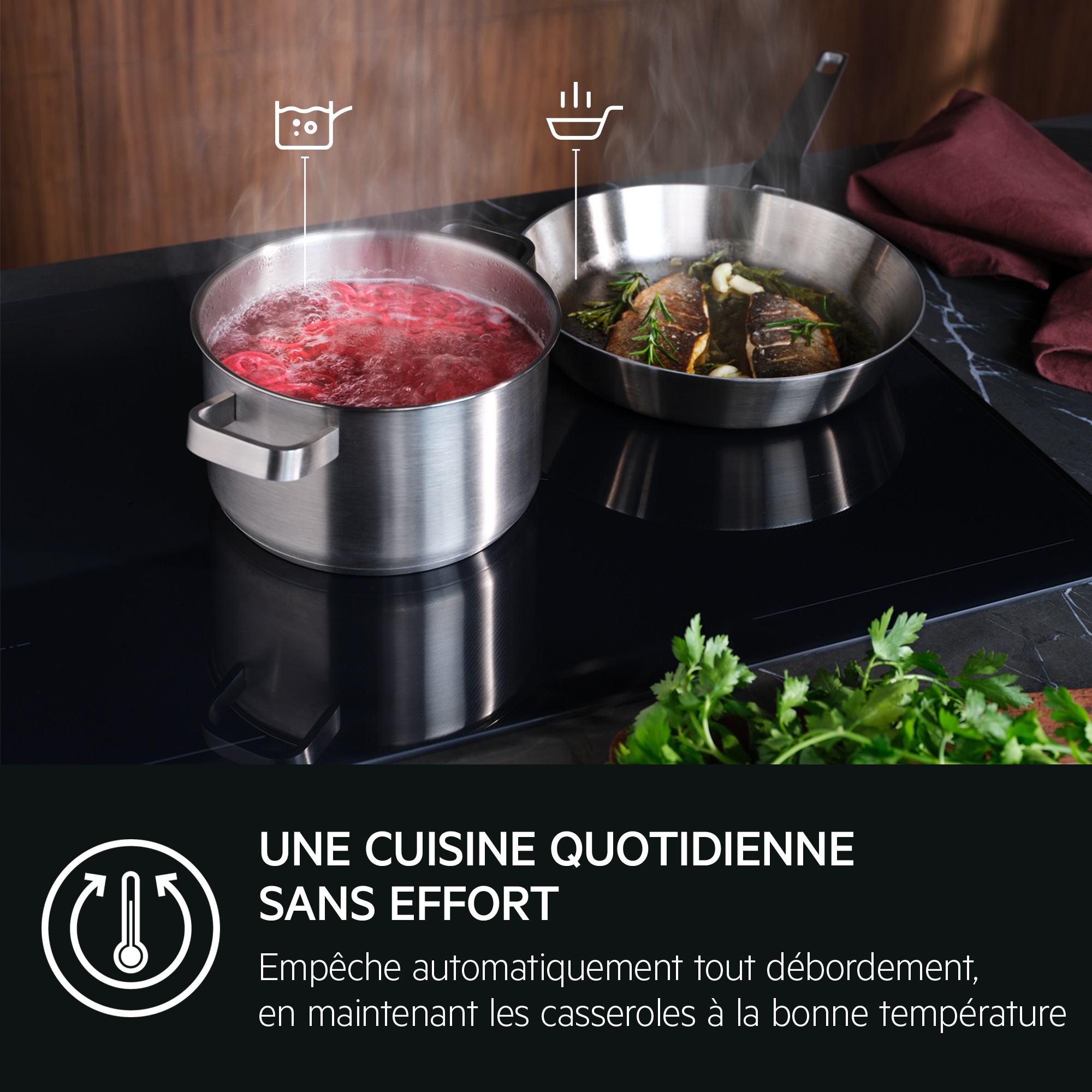 AEG - Taque à induction - NII84B30FB