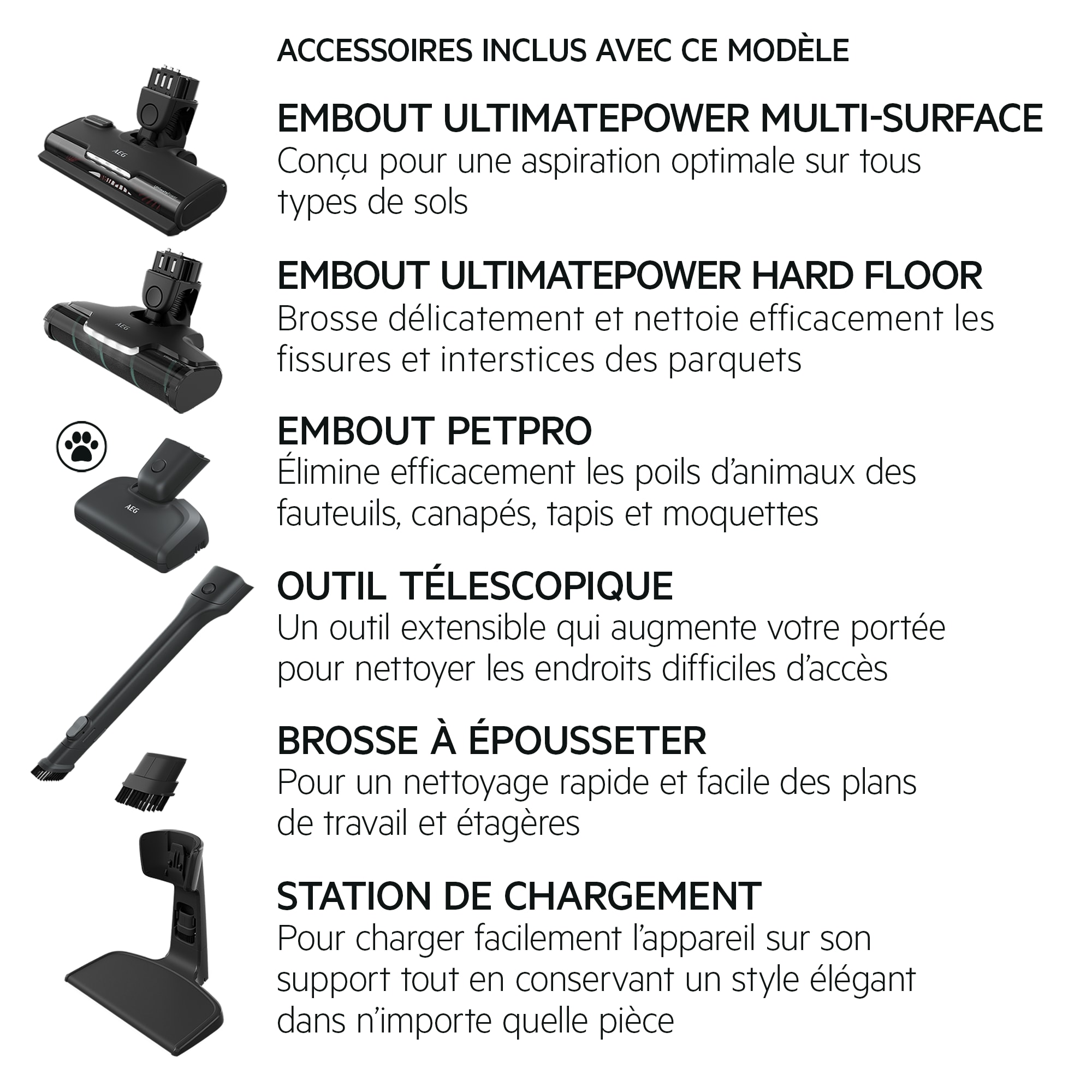 AEG - Aspirateur balai sans fil - AS52A212XN