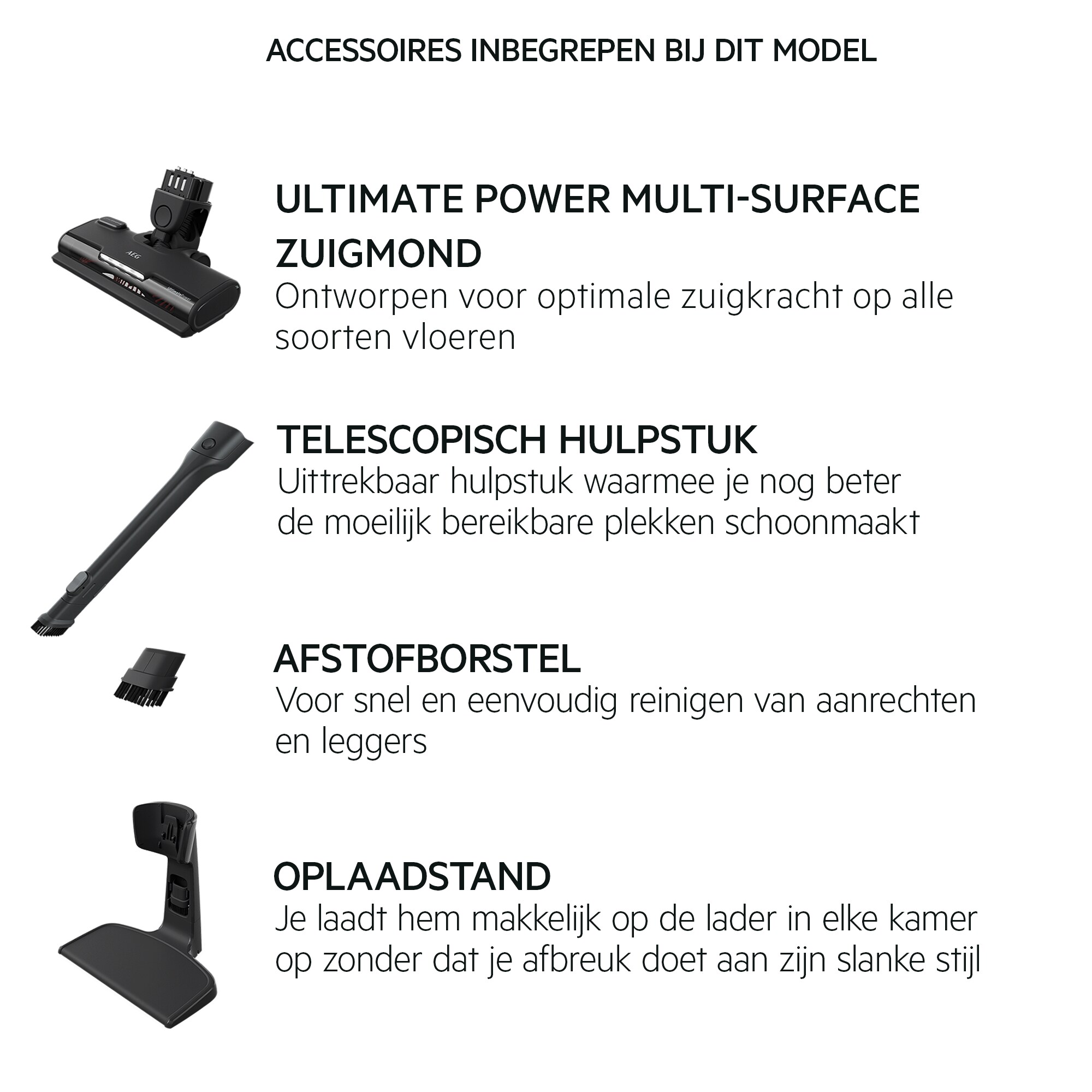 AEG - Draadloze steelstofzuiger - AS52CB18SH