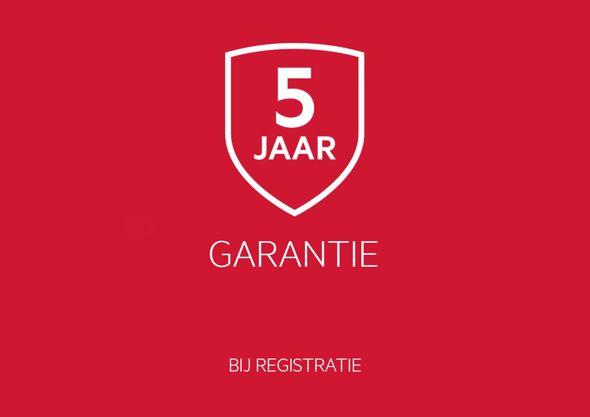 5 jaar garantie logo