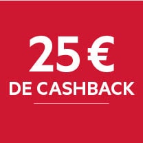 25 € de cashback