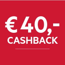 40 euro cashback